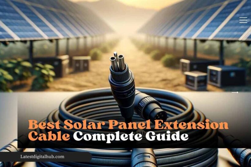 Best Solar Panel Extension Cable Complete Guide