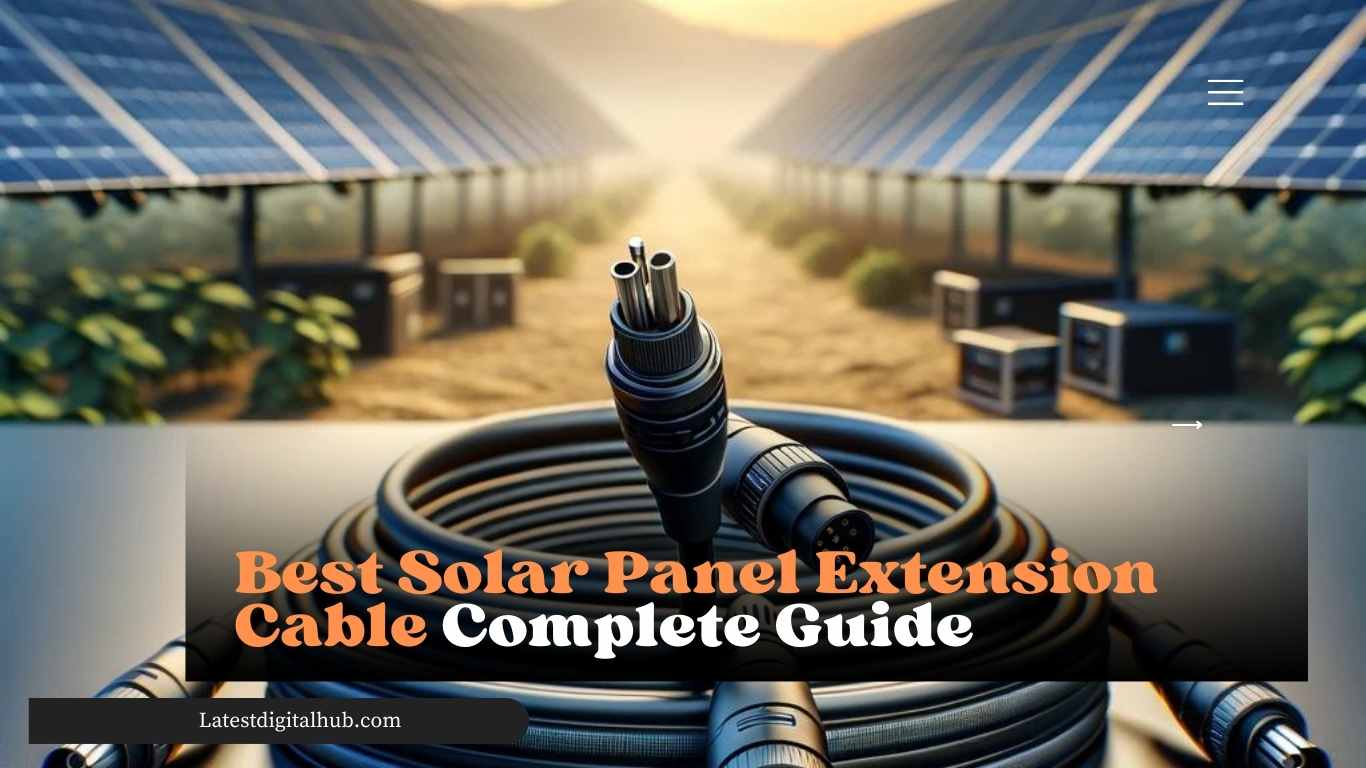 Best Solar Panel Extension Cable Complete Guide