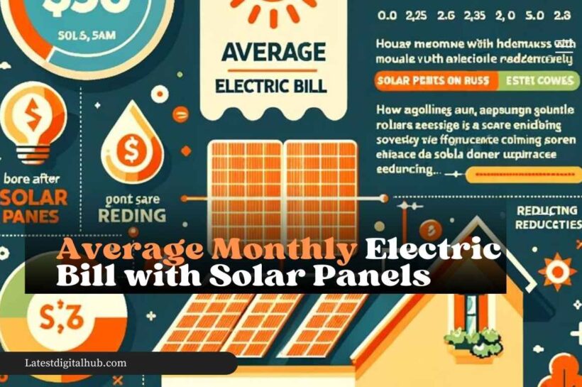 Average Monthly Electric Bill with Solar Panels