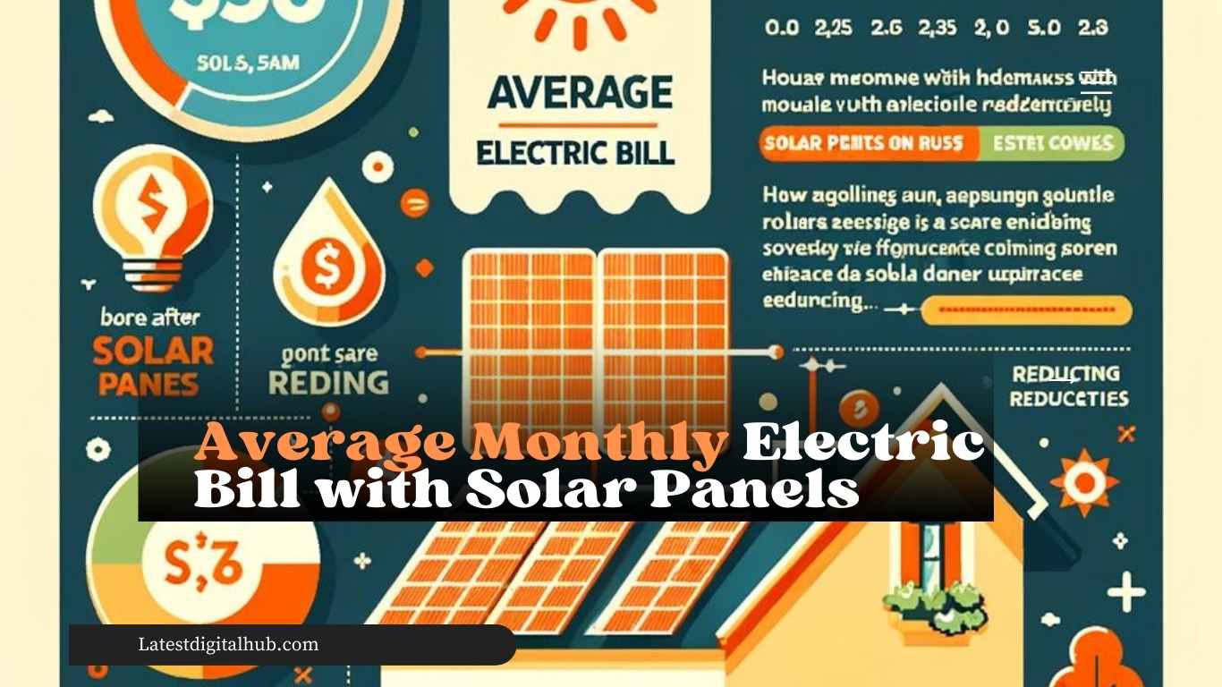 Average Monthly Electric Bill with Solar Panels